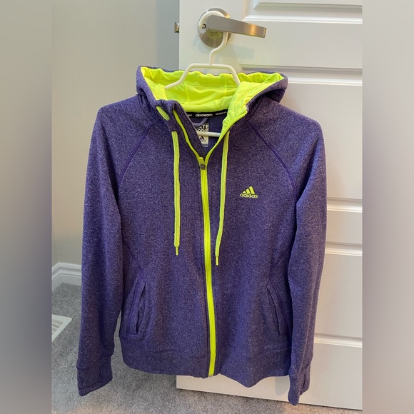 Adidas Climawarm Full-Zip Hoodie Size M - Picture 1 of 3